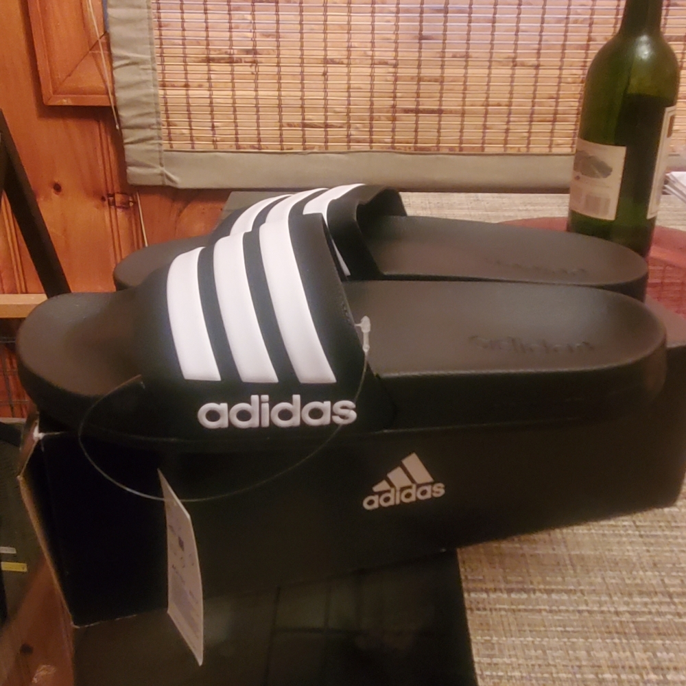 Adidas Men's Adilette Shower Shoe (black)